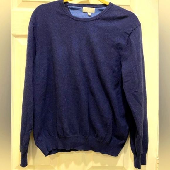 Hickey Freeman Other - CLEARANCE Hickey Freeman Crewneck Sweater, sz M, Men's, Navy Blue